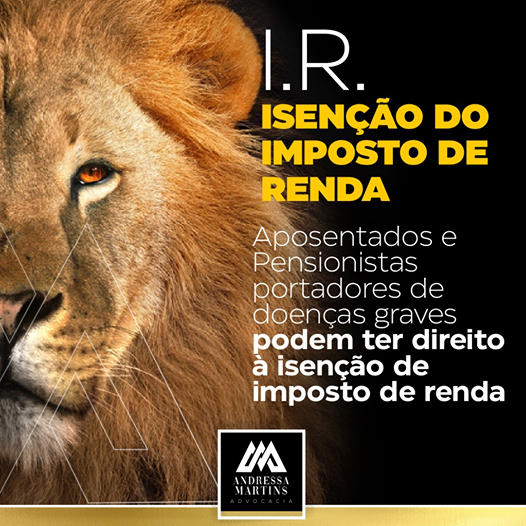 ISENÇÃO DO IMPOSTO DE RENDA